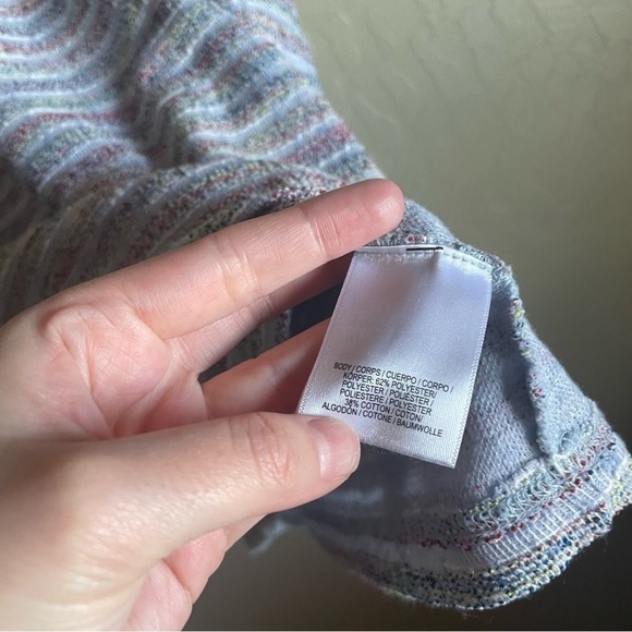 Anthropologie Akemi‎ + Kin Turtle Neck Multicolored Striped Dress - Picture 6 of 7